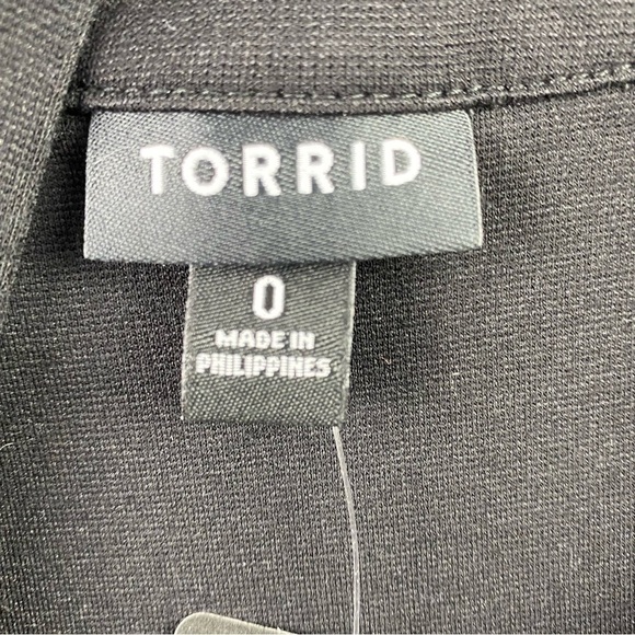NWT TORRID black stretch skater dress 10307885 size Large - Picture 3 of 16